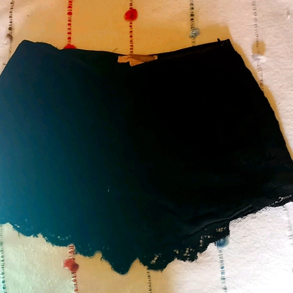 Forever 21 Pants - 5 for $25 Forever 21 black lace shorty shorts